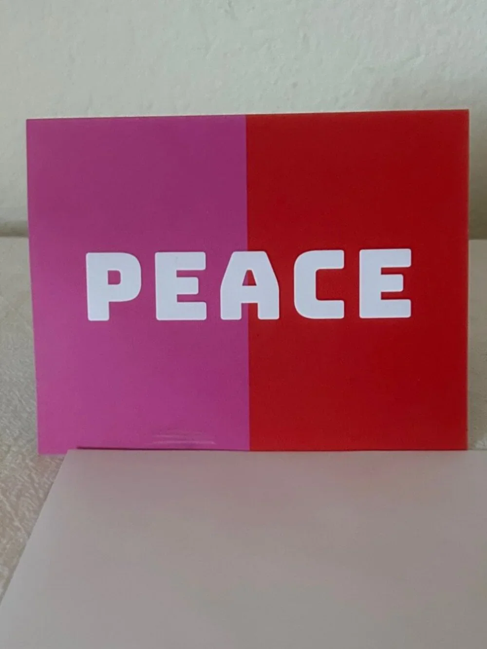 10 Peace Globe Greeting Cards with 10 Matching Envelopes